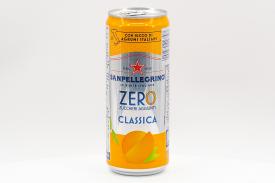 Напиток безалкогольный газированный с соком апельсинов без сахара Sanpellegrino 330 мл ж/б